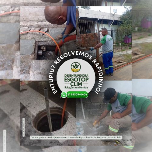 Equipe técnica realizando serviço de manutenção